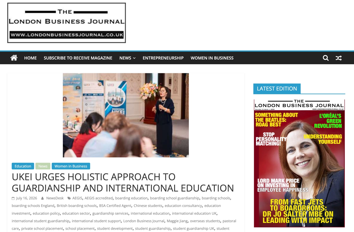 UKEI THE LONDON BUSINESS JOURNAL FEATURE.jpg